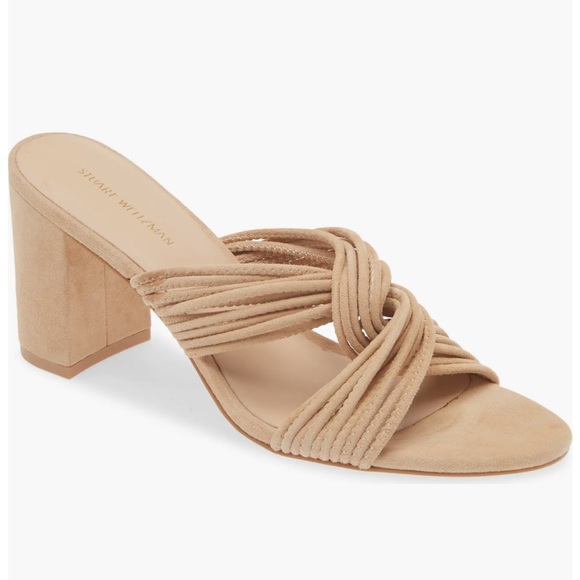 New Stuart Weitzman Twist Block Sandal - Picture 1 of 11